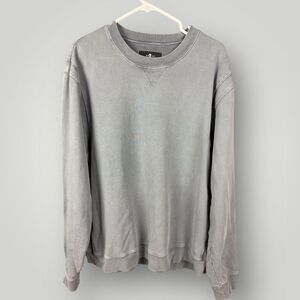 7 FOR ALL MANKIND Grey 100% Cotton Crewneck Pullover Sweatshirt | XL